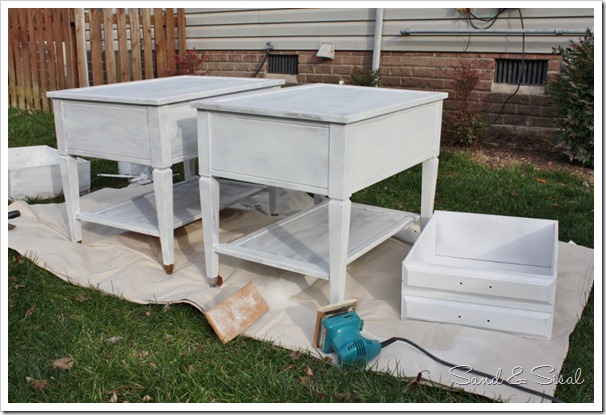 side tables primed 
