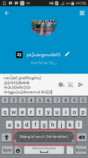 Cara Menyembunyikan Umpan Status Teman di BBM Android