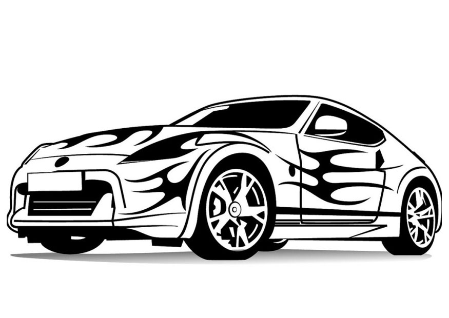 Lightning Mcqueen Coloring Page