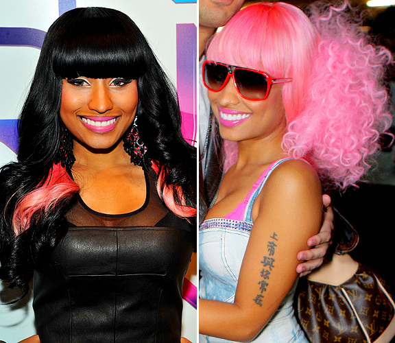 nicki minaj hair color. Nicki Minaj#39;s Colourful