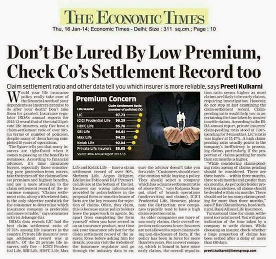 Low premium?