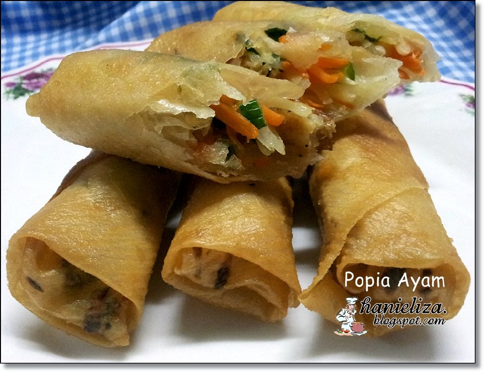 Hanieliza's Cooking: Popia Ayam