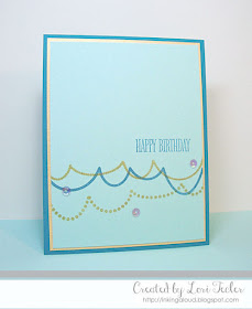 Happy Birthday card-designed by Lori Tecler/Inking Aloud-stamps from Papertrey Ink