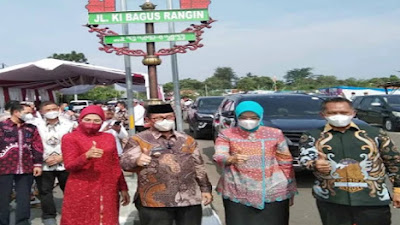 Bupti Cirebon Resmikan  Jl. Ki Bagus Rangin Penghubung Watubelah-Pejambon