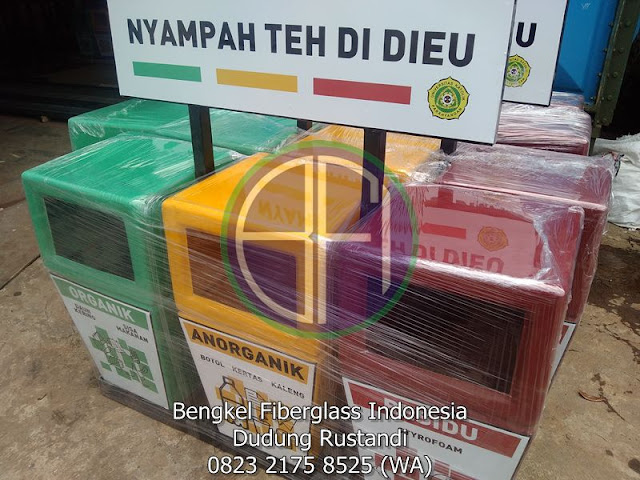 harga tong sampah fiber