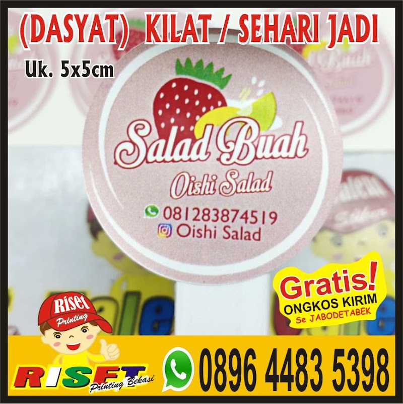 22+ Konsep Populer Stiker Salad Buah Cdr