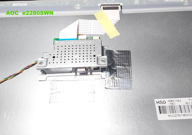 AOC（艾德蒙）型號：e2280SWN，不亮指示燈，無法啟動