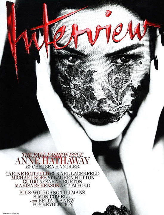 Anne Hathaway Covers Interview September 2011