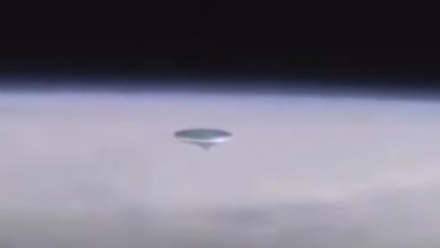 Here's the extraordinary silver UFO sighting at the ISS.