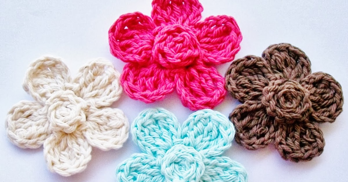 Flower Girl Cottage : Free Crochet Flower Pattern