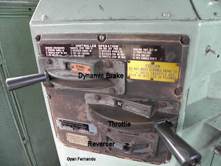 Locomotive controls on Henschel Class M6 Sri Lankan