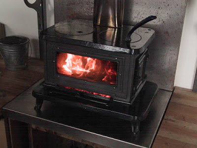 Modern Style Wood Stove Glass New York