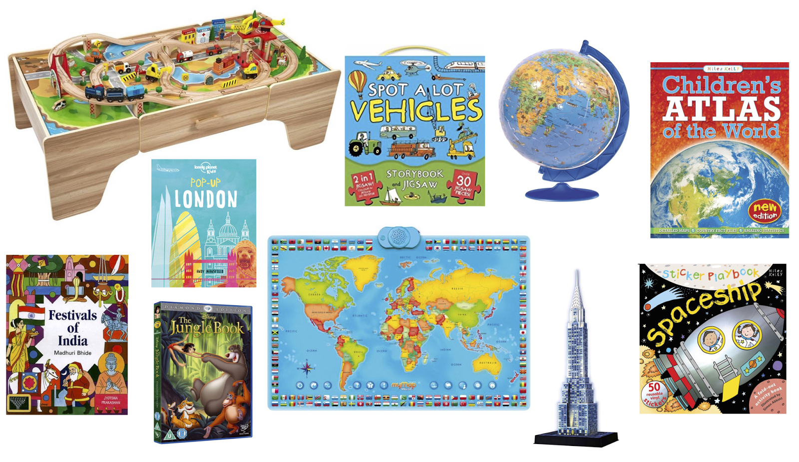 10 Travel Themed Toys & Books For Young Kids