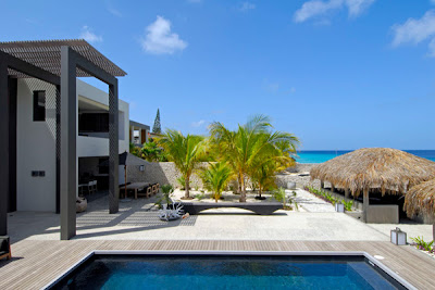 caribbean villas - modern architecture - pool