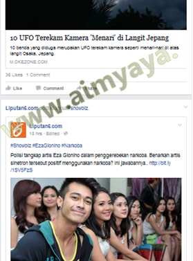 berita dari fanspage facebook yang di like Ahli Matematika Cara Menghentikan Tampilan Fanspage Facebook