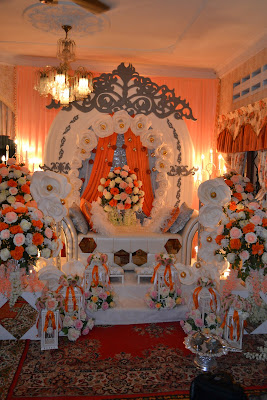 Pelamin Atiqah pada 24hb Dec 2011 di Batu  gajah  Inai 