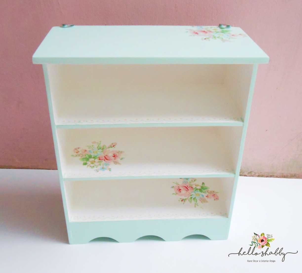  Rak  Shabby  Mint Tempat Aksesoris Rumah Anda Hello Shabby  