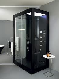 Black Modern Shower Cabin