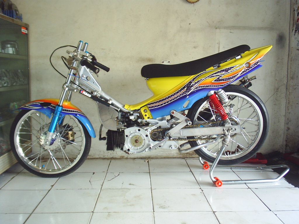 Kumpulan Gambar Motor Drag Lukisan Terlengkap Kinyis Motor