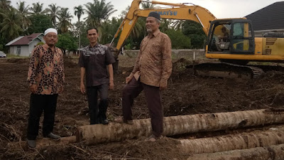 Lahan Wakaf di Sasak, Mulai Dibersihkan 