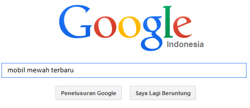 melakukan pencarian melebar pada google