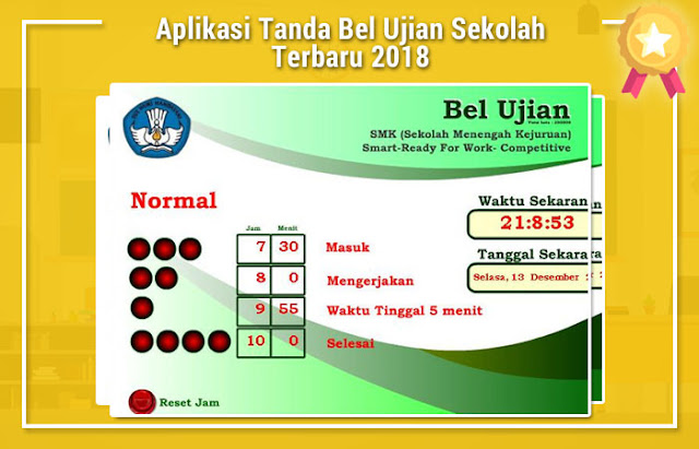 Aplikasi Tanda Bel Ujian Sekolah Terbaru 2017