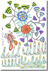 385 Doodle Flowers