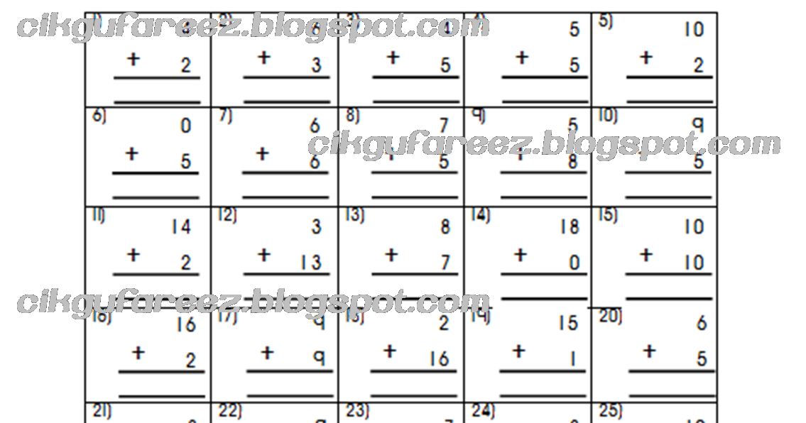 Bank Soalan Matematik Tahun 4 Dwibahasa - Terengganu n