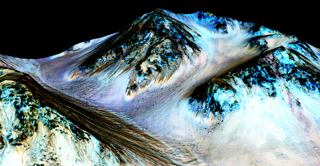 Odkrycie ciekłej wody na Marsie / fot. http://www.nasa.gov/