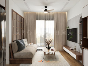 Thiết kế nội thất căn hộ 3PN tòa SA3 Vinhomes Smart City phong cách hiện đại