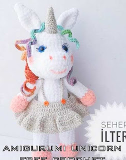 PATRON GRATIS UNICORNIO AMIGURUMI 35664