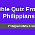 Bible Quiz on Philippians (Multiple Choice Questions)