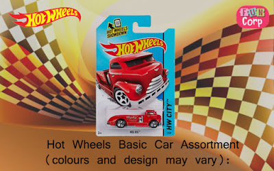 Hot Wheels Basic Car Assortment (colors and design may vary):