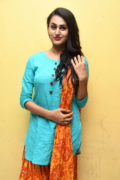 Anika Rao cute image gallery in sky blue color outfits 