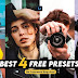 Top 4 Fashion Lightroom Presets FREE Download - Best Portrait Free Lightroom Presets [No Password]