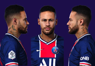 PES 2021 Faces Neymar Jr by Valentinlgs10