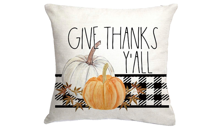 Give Thanks Pillow