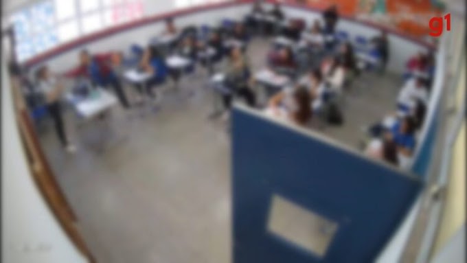 Aluno agride professora com tapa no rosto durante aula