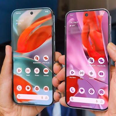 Google Pixel 9 Pro Android Smartphone with Different colours