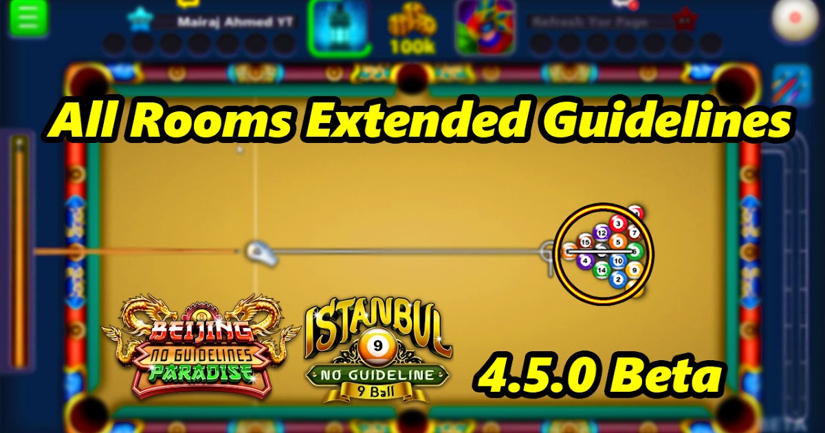 8 Ball Pool Beta 4.5.0 - Mairaj Ahmed Mods