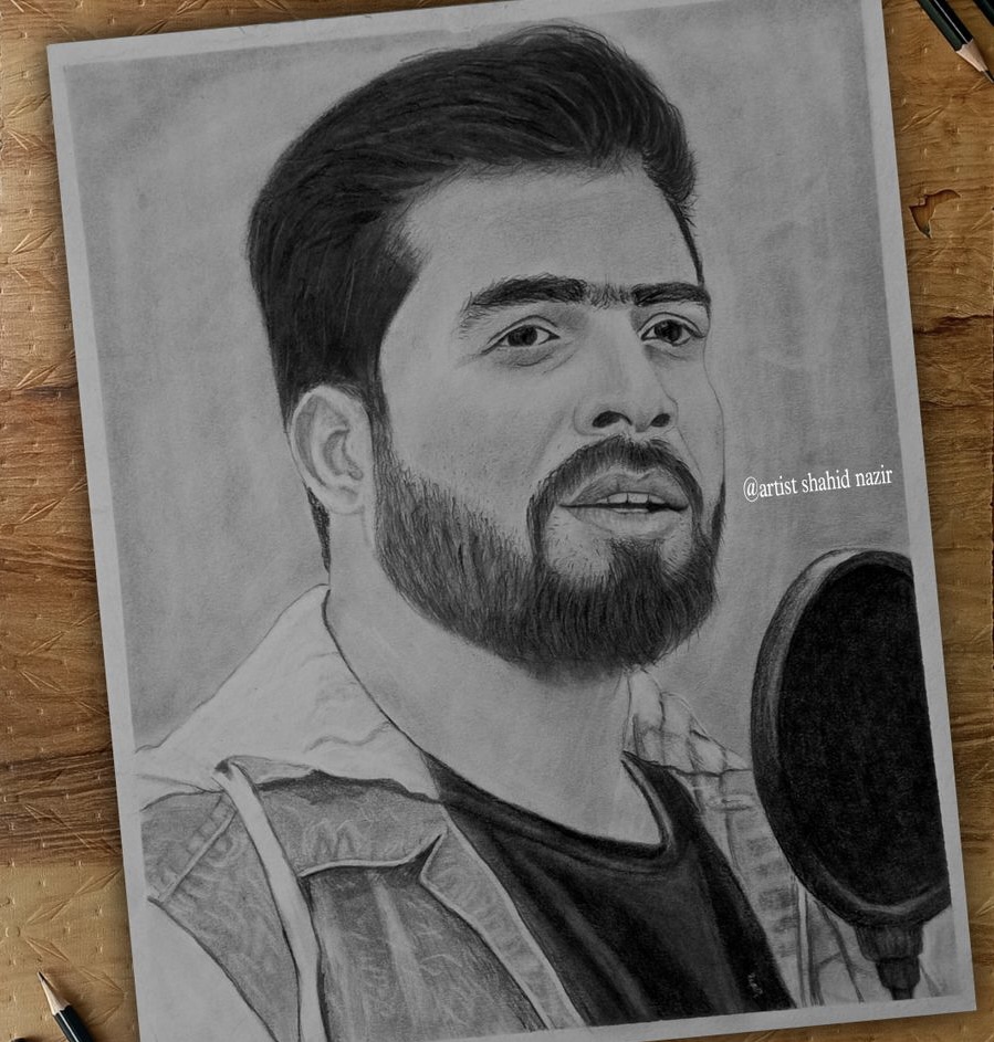 Shahid Nazir: A Self-Taught Artist from Budgam, Kashmir who's Creating Stunning Realistic Pencil Sketches