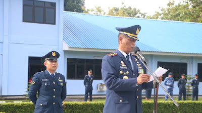 Lanud Pattimura Ambon Gelar Upacara Peringatan HUT Ke - 78 TNI Angkatan Udara