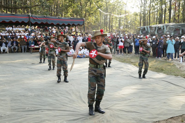 Gorkha Rifles khukuri dance