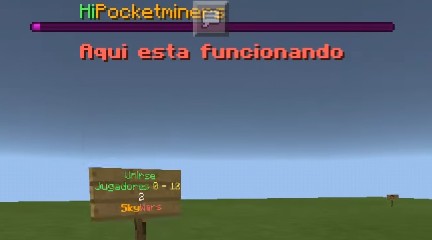 Plugin HeadBar Pocketmine php7 mcpe 1.0