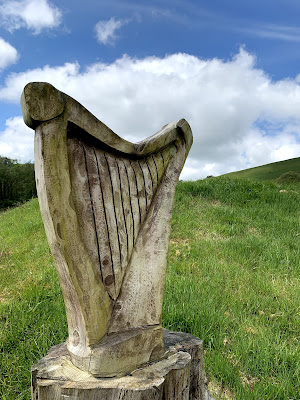 sculpture at Tyn Ryhd, Wales