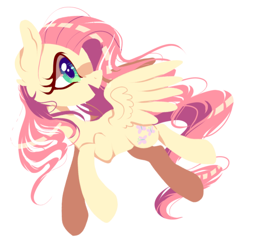 Paper Fluttershy by PeachesAndCreamated 