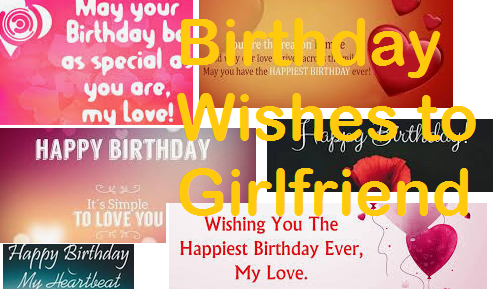 Birthday Wishes to Girlfriend