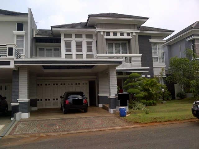 Model rumah minimalis 2 lantai tampak depan