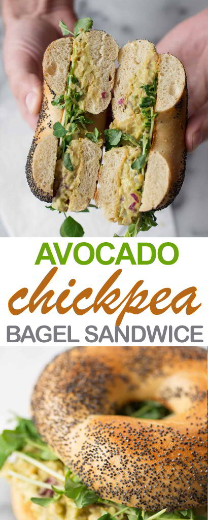 Smashed Chickpea & Avocado Salad Sandwich
