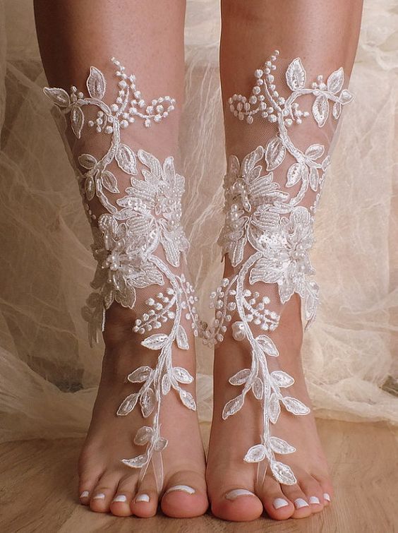 Barefoot Wedding Sandal Inspiration for 2017... ~ Hot ...